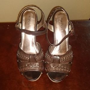 Brown wedges from Maurices